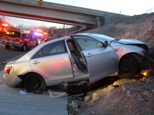 Toyota Camry crash