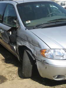 minivan accident